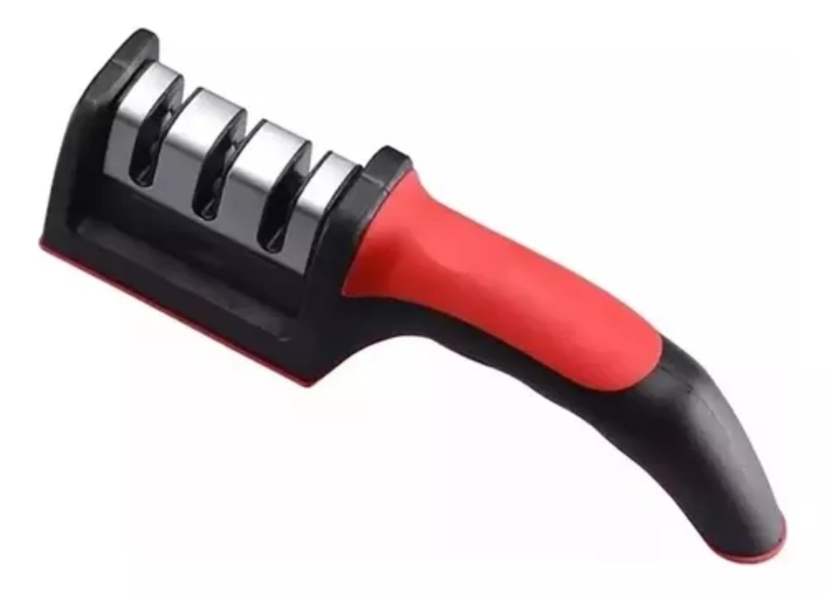 AFILADOR DE CUCHILLOS Y TIJERAS AMOLADOR COCINA MANUAL - 1