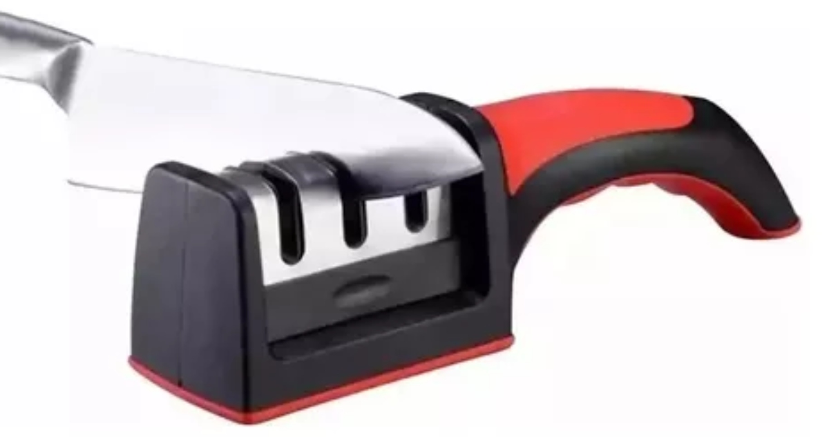AFILADOR DE CUCHILLOS Y TIJERAS AMOLADOR COCINA MANUAL - 2