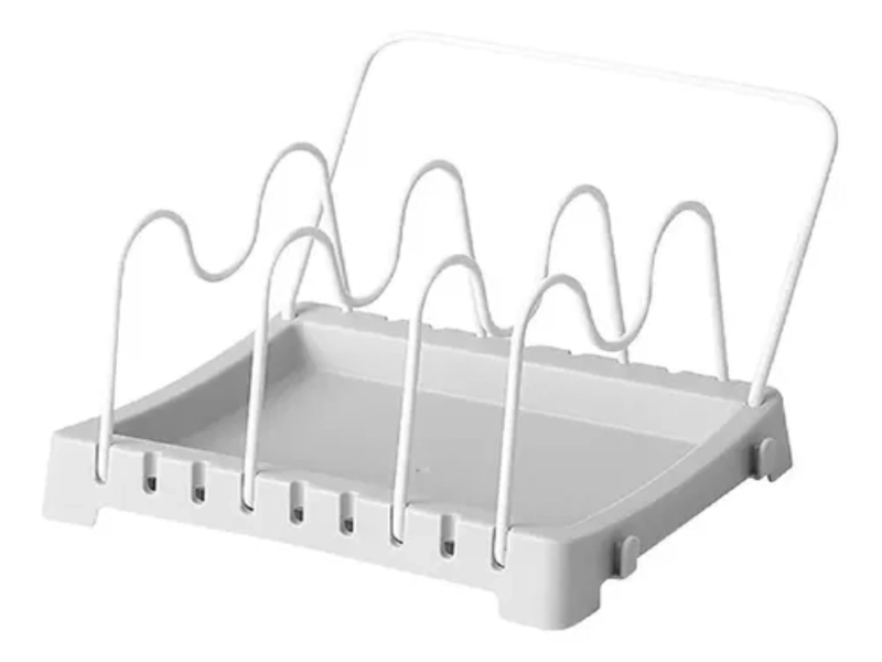 ORGANIZADOR SARTÉN Y TAPAS ESTANTE COCINA EXTENSIBLE MULTIUSO - 1