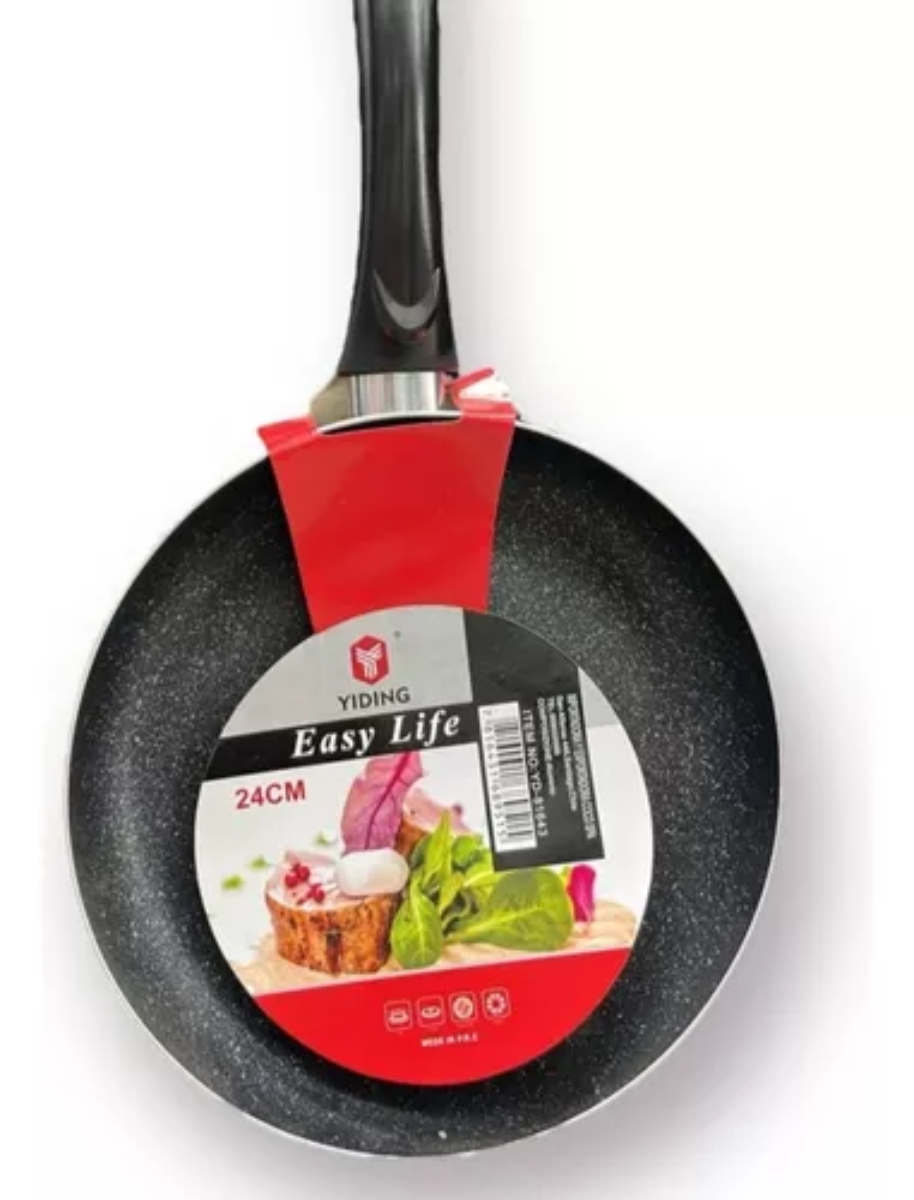 SARTÉN DE 24 CM NEGRO ANTIADHERENTE - 1