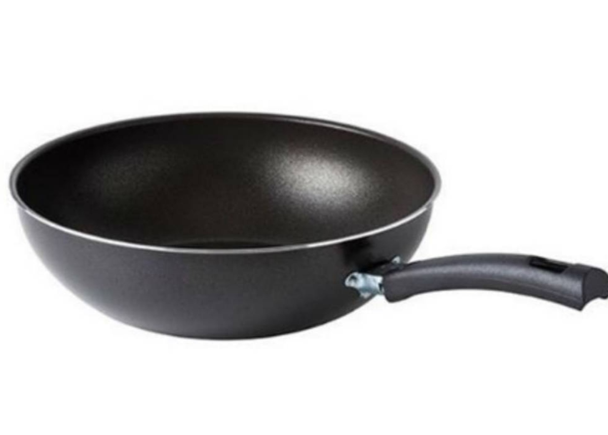 SARTÉN WOK DE 26 CM NEGRO ANTIADHERENTE - 2