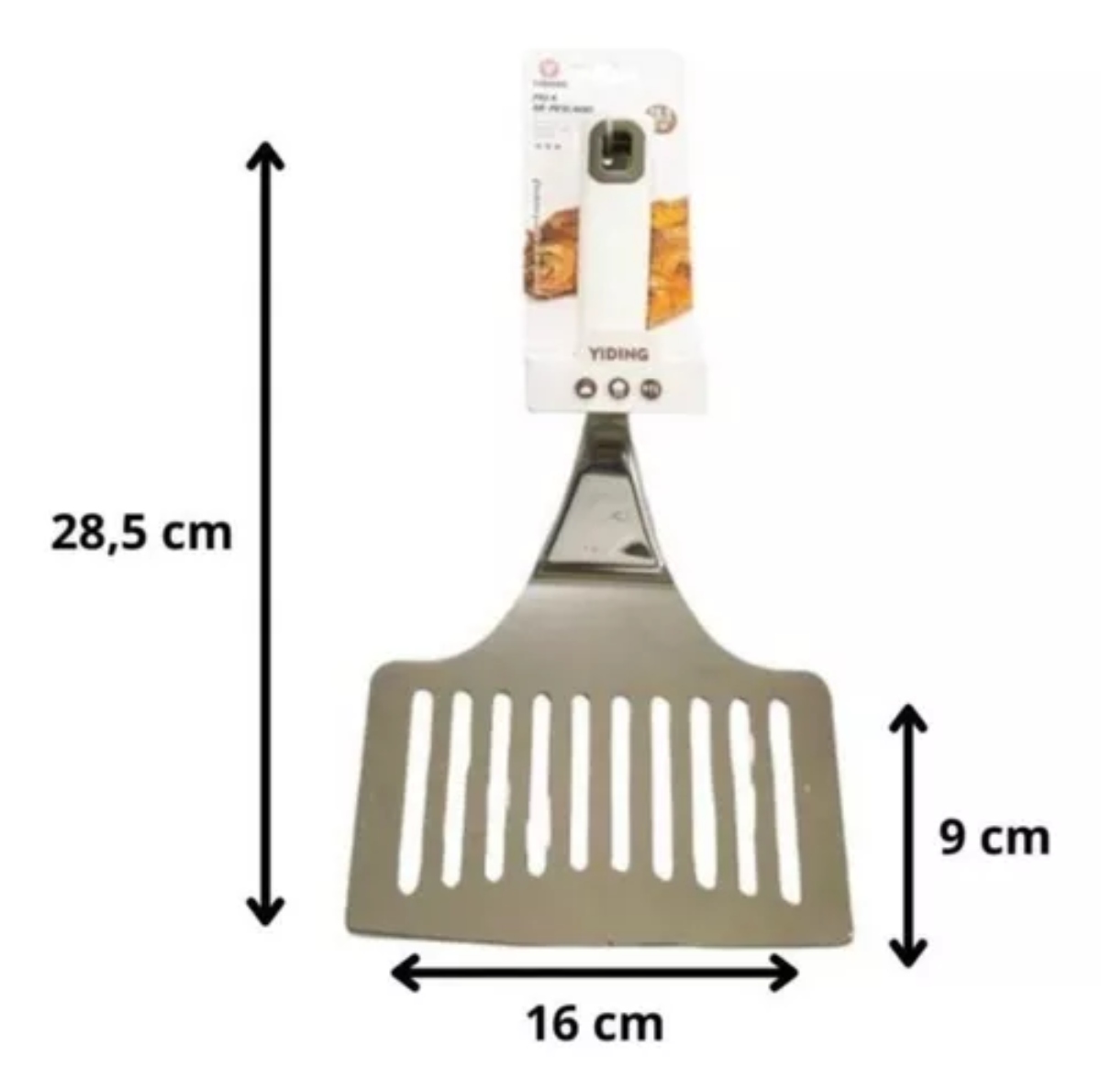 ESPÁTULA PALA DE ACERO INOXIDABLE PARA PESCADO 28,5 CM - 2