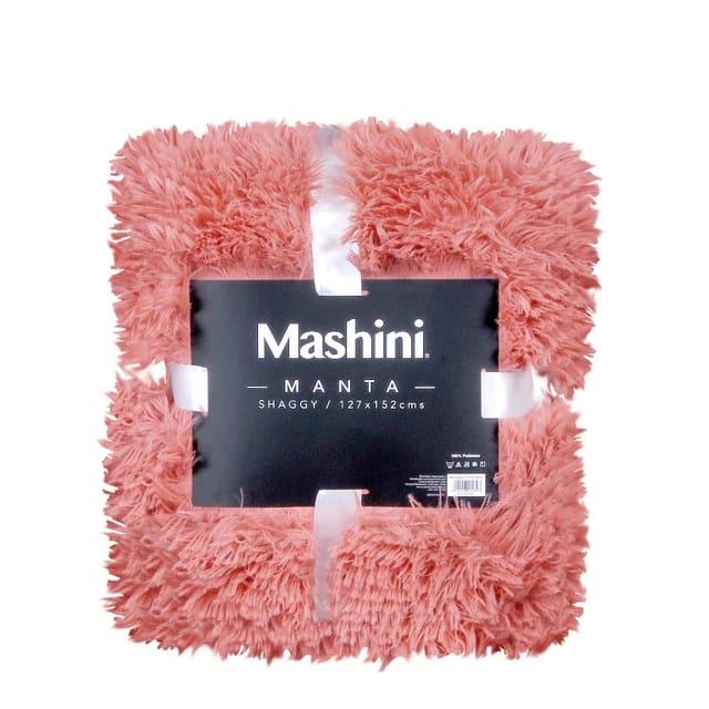 MANTA SHAGGY MASHINI 127X152CM TERRA - 1