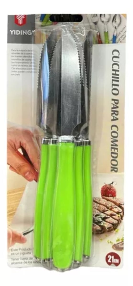 SET 6 CUCHILLO PARA COMEDOR 21CM - 1