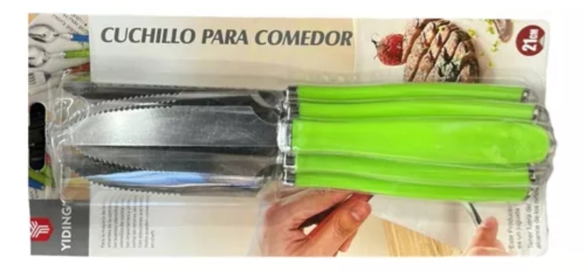 SET 6 CUCHILLO PARA COMEDOR 21CM - 2