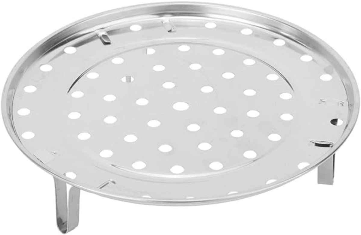 SET 02 REJILLAS SOPORTE DE VAPOR 24CM ACERO INOXIDABLE - 2