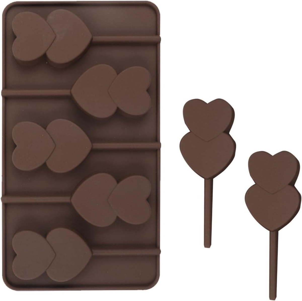 SET 03 MOLDE SILICONA PARA GALLETAS DE CHOCOLATE - 1