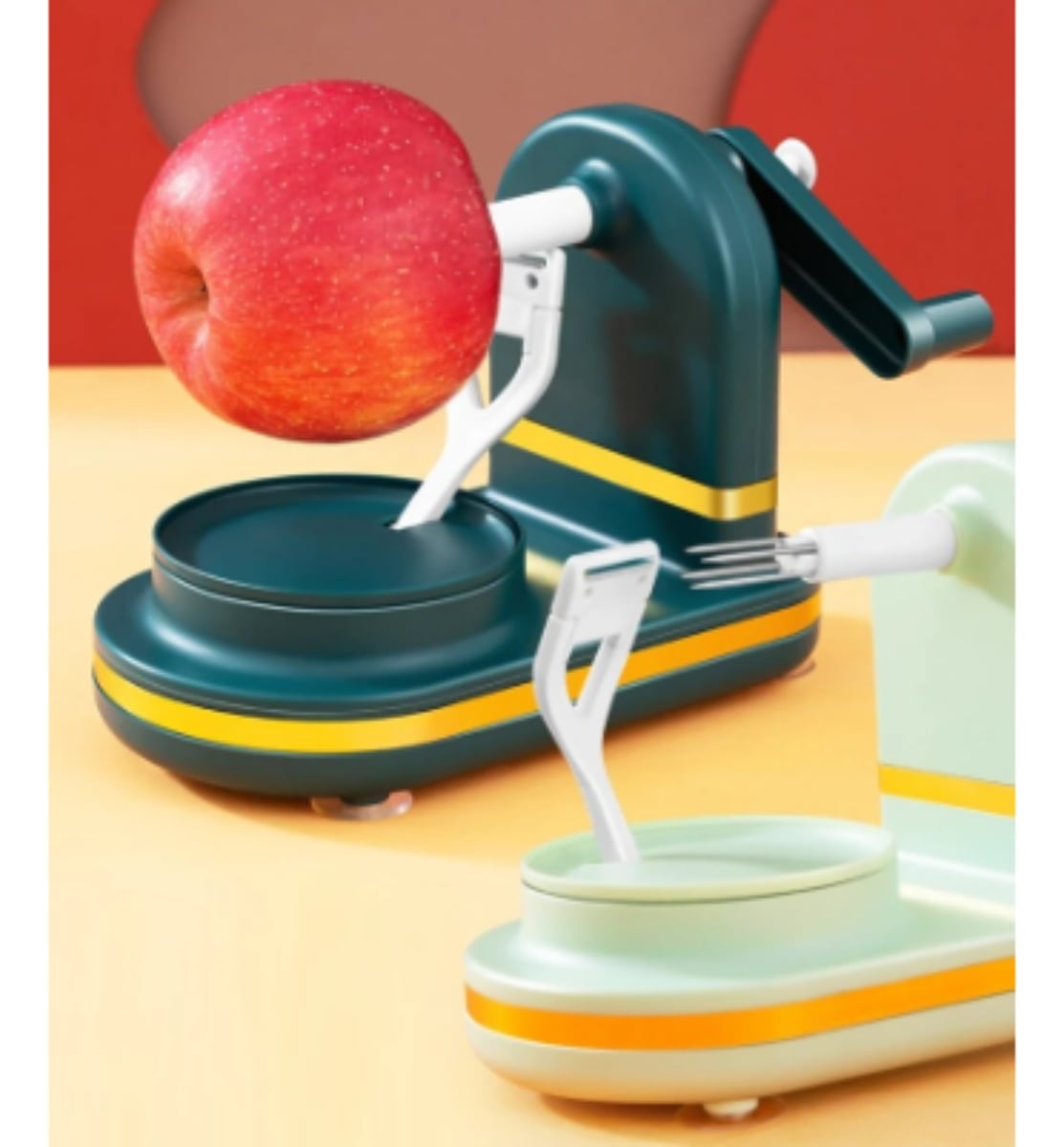 MÁQUINA PELADORA DE FRUTAS CON MANIVELA MULTIUSOS - 1