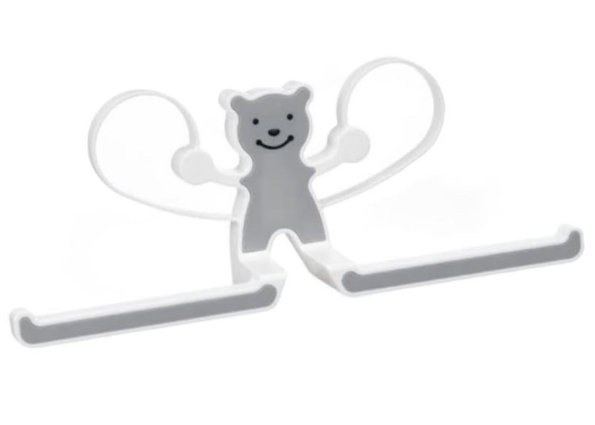 SOPORTE TOALLAS TOALLERO DE PARED ADHESIVO METAL SERVILLETA SANITARIA - 1
