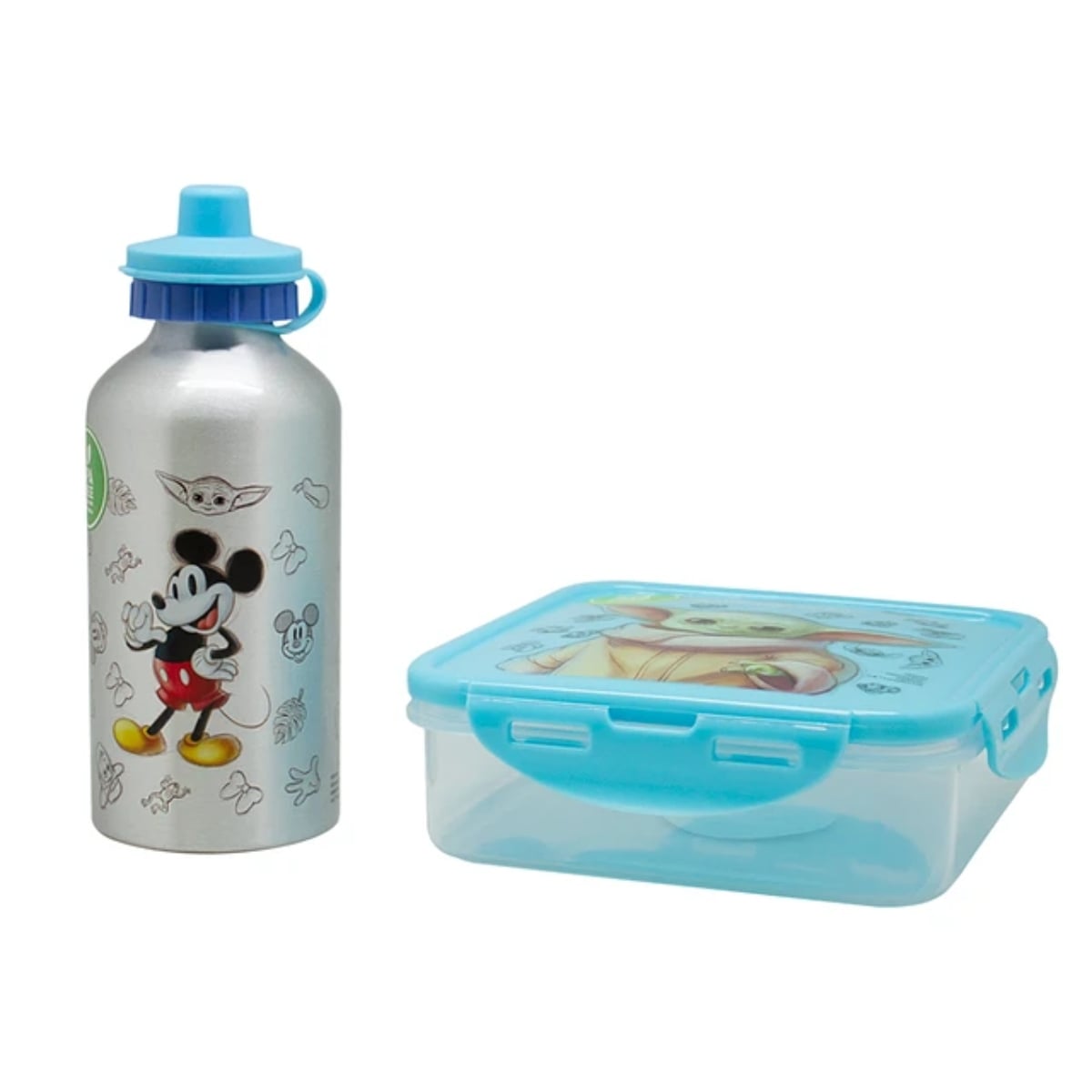 SET ESCOLAR BOTELLA Y HERMÉTICO CELESTE - 2