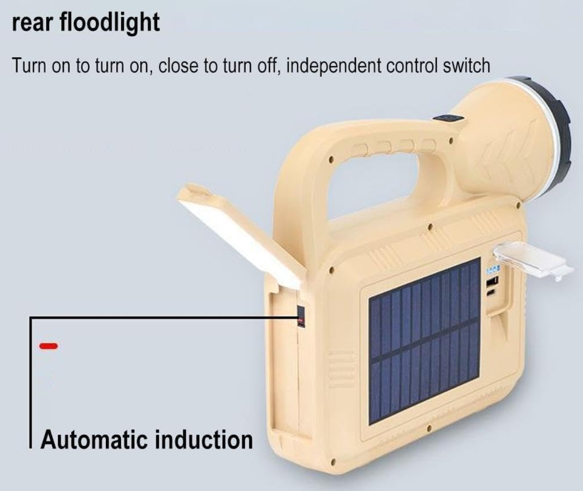 LINTERNA MULTIFUNCIÓN DE MANO CON FUENTE DE LUZ DUAL - 2