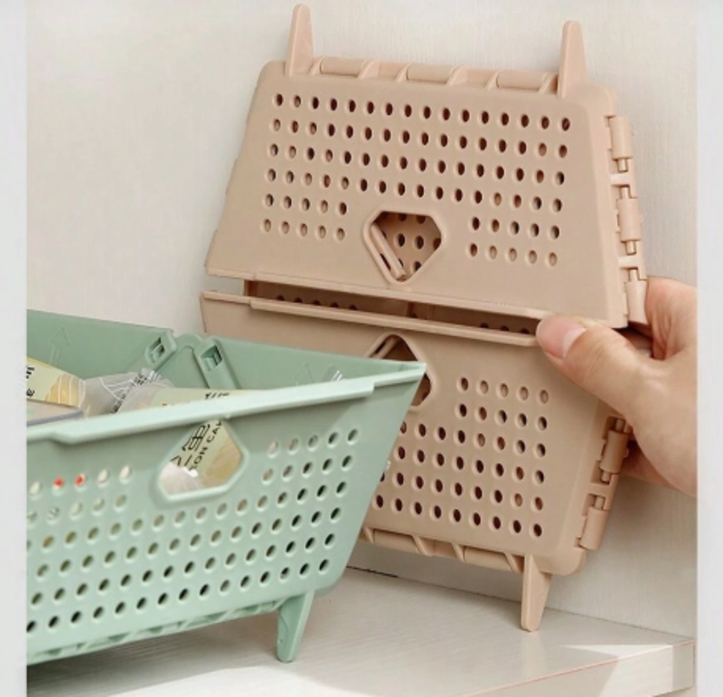 COLADOR CESTA DE ALMACENAMIENTO PLEGABLE PARA FRUTAS Y VERDURAS - 3