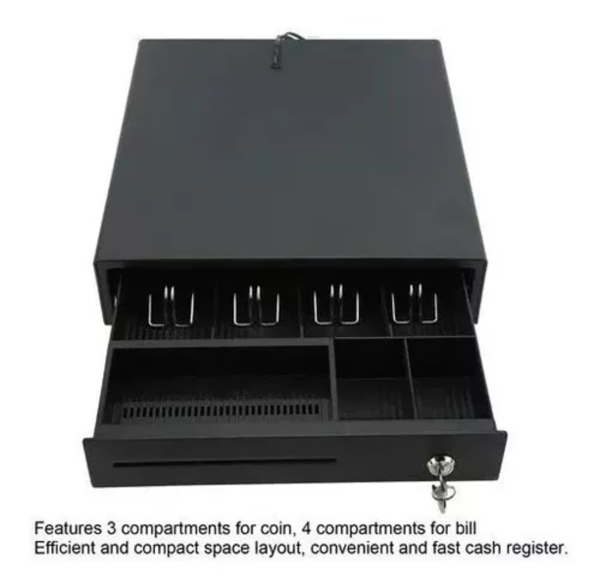 CAJA REGISTRADORA OEM 4 COMPARTIMIENTOS GAVETA ELECTRONICA NEGOCIO - 3