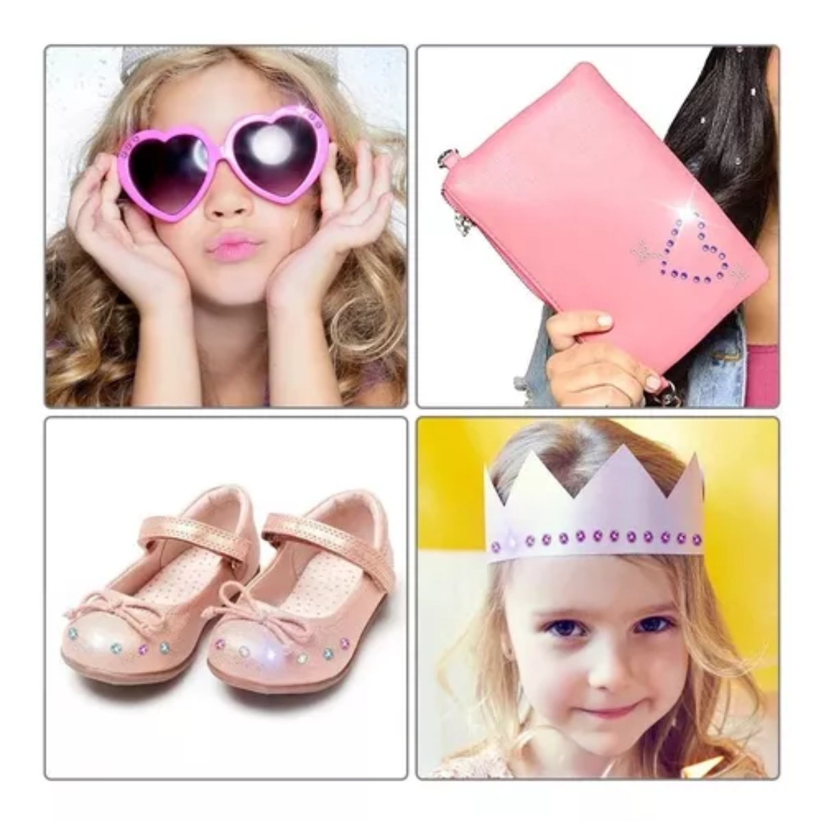 STICKERS MAQUINA STAMP GEMAS DECORATIVAS BLING BLING - 3