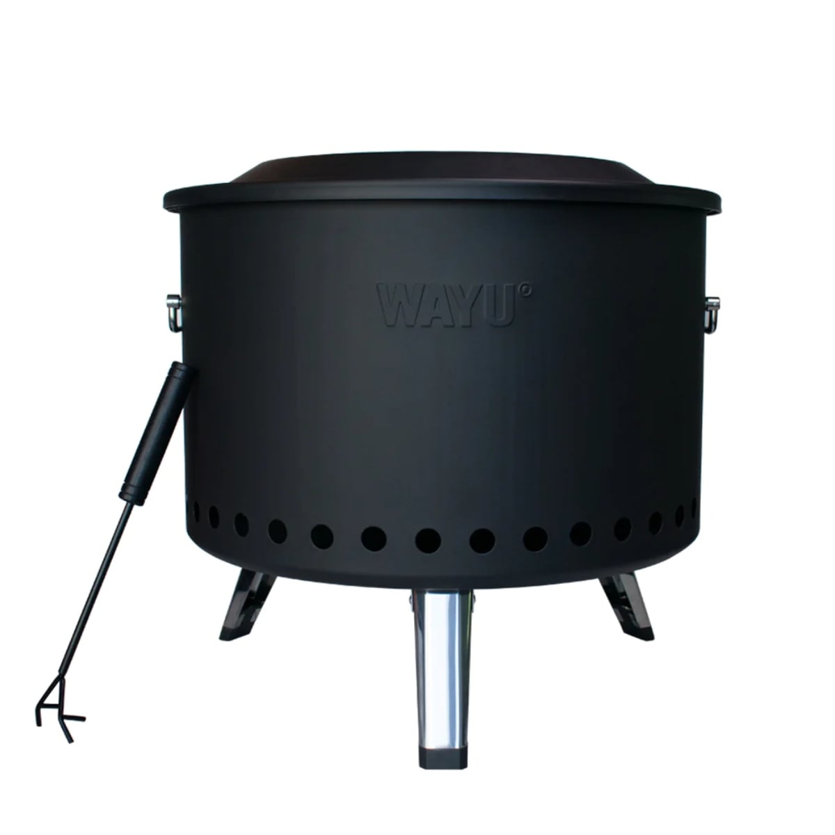 FOGÓN PARRILLERO SIN HUMO 55 CM WAYU NEGRO - 3