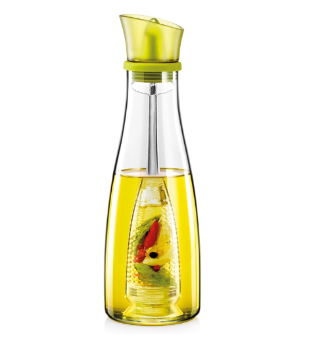 BOTELLA DOSIFICADOR PARA ACEITE DE OLIVA CON COLADOR 500 ML - 2