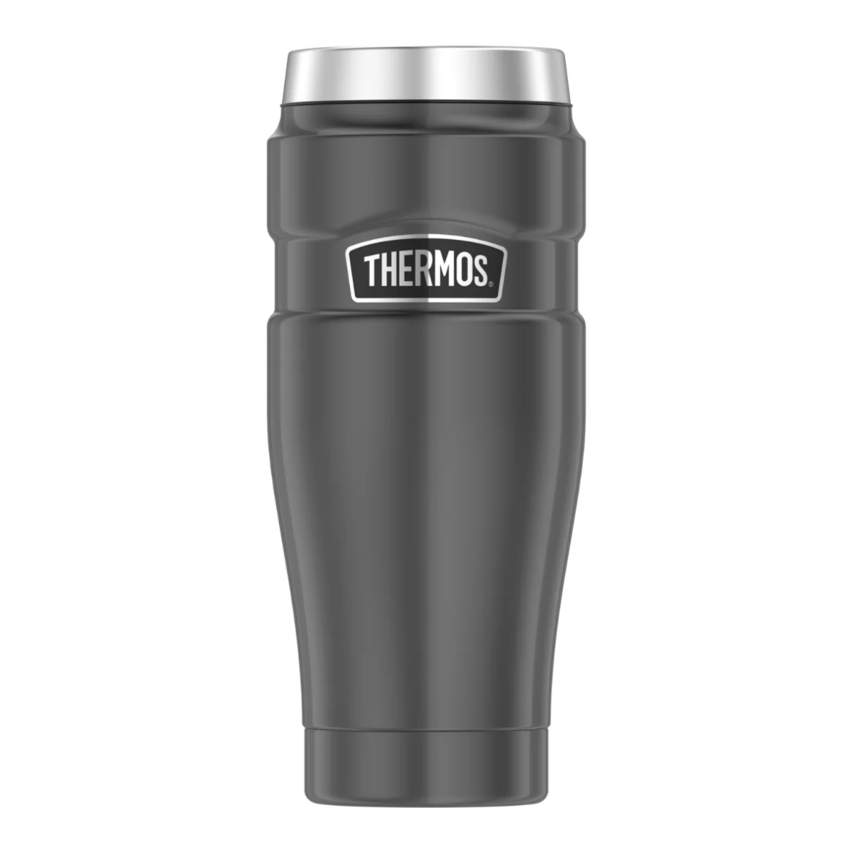 TERMO MUG 470ML KING ACERO INOXIDABLE GRIS - 1