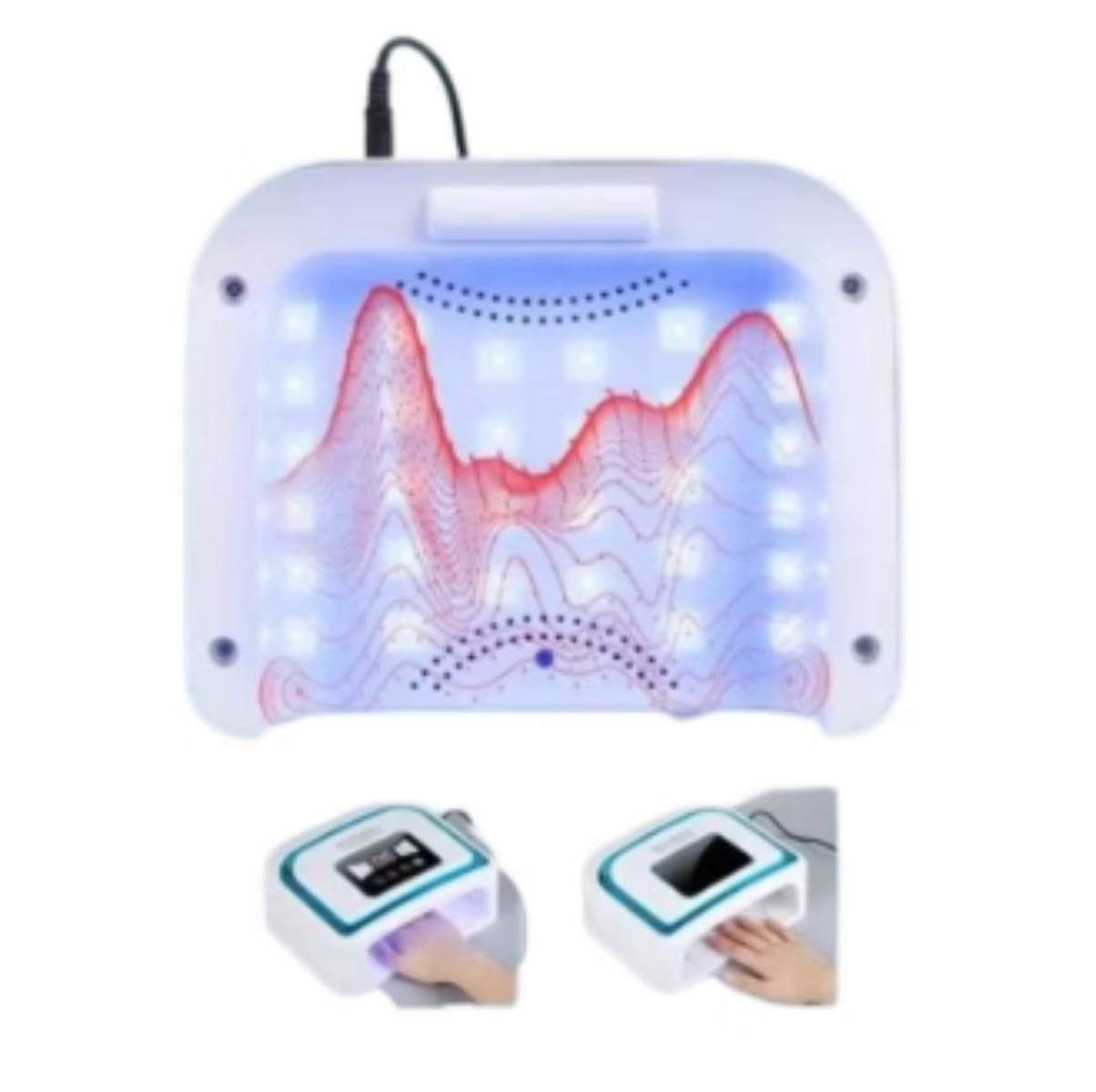 LAMPARA LED/UV 120W SECADORA UÑAS PROFECIONAL BLUEQUE - 3