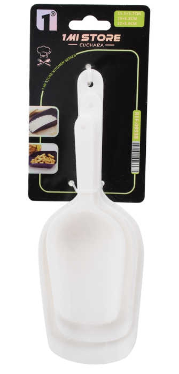 JUEGO DE CUCHARONES PARA COCINA 3 PIEZAS - 1