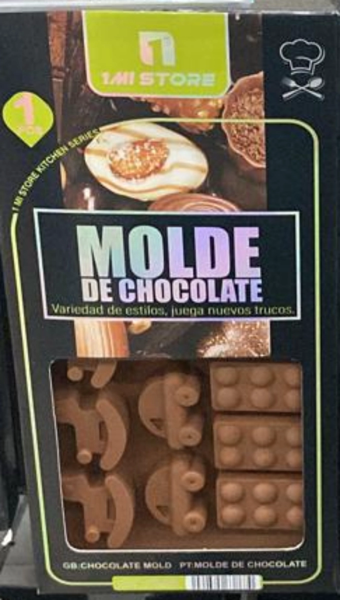 MOLDE SILICONA BOMBONES JUGUETES BEBÉ CHOCOLATE - 1
