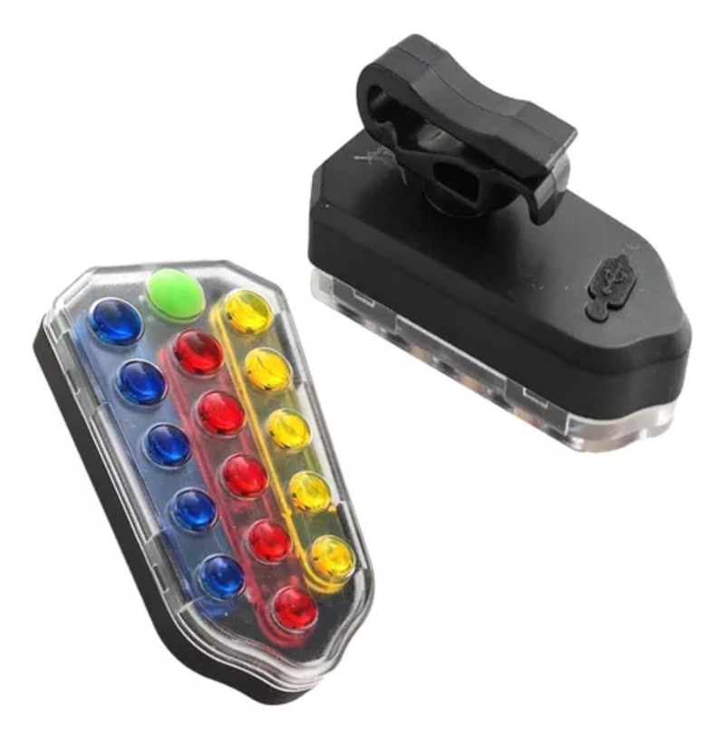 LUZ DE ADVERTENCIA DE SEGURIDAD PARA BICICLETA - 1