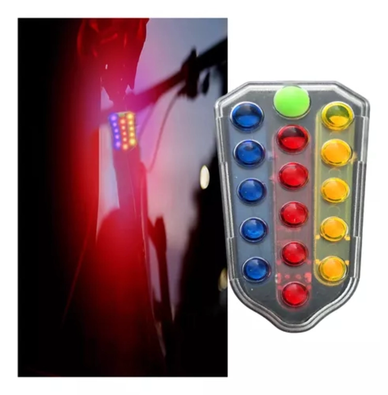 LUZ DE ADVERTENCIA DE SEGURIDAD PARA BICICLETA - 2