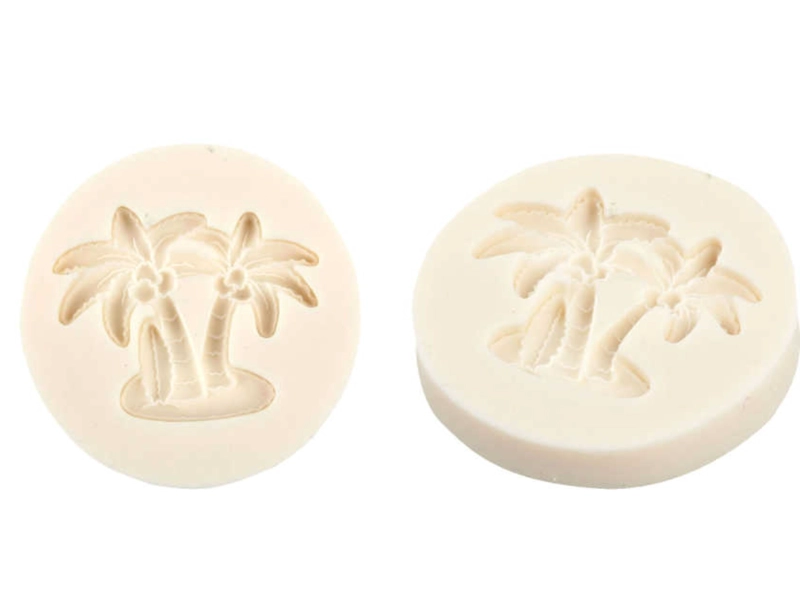 MOLDE SILICONA PARA MOLDEAR MODELO PALMERAS - 2