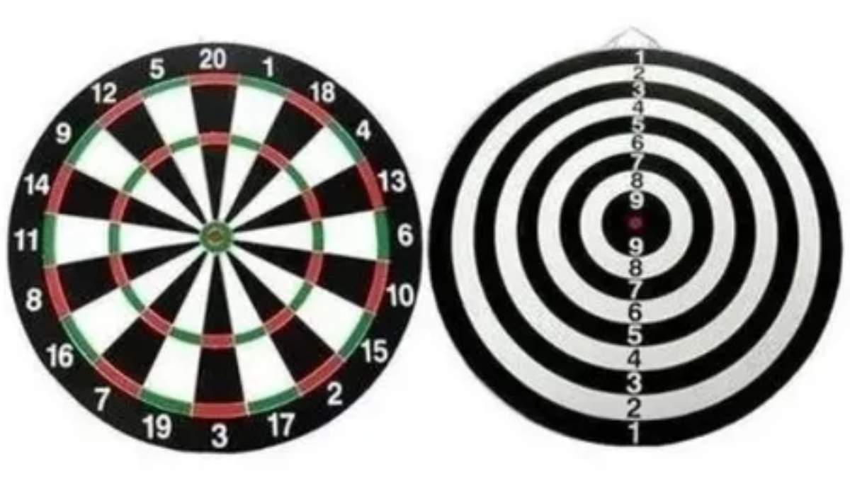 SET TIRO AL BLANCO TABLERO REVERSIBLE 40 CM 6 DARDOS FULL - 3
