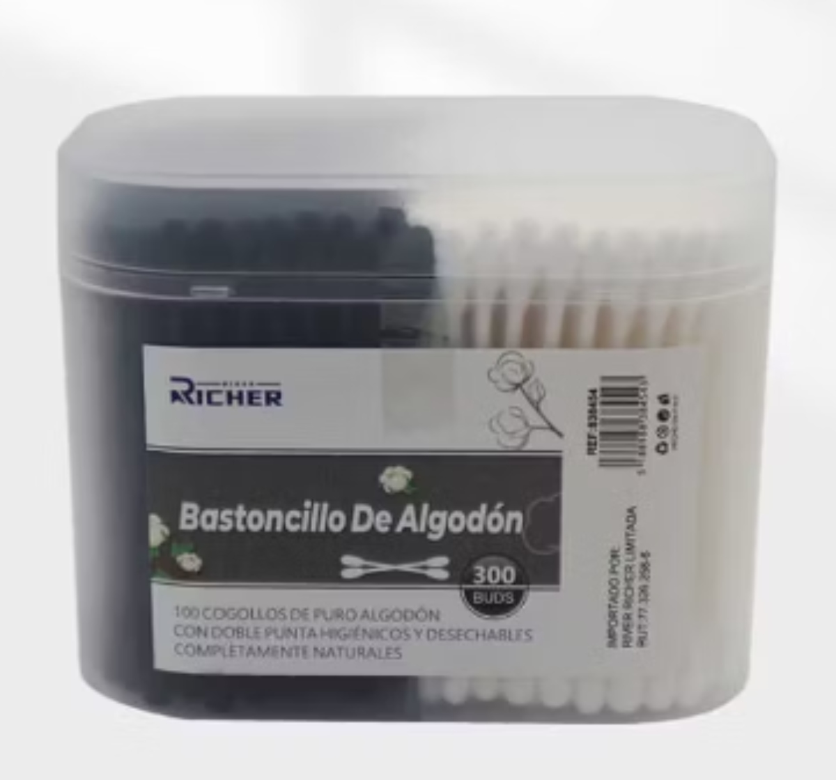 COTONES BASTONCILLOS DE ALGODÓN 300 PIEZAS - 1
