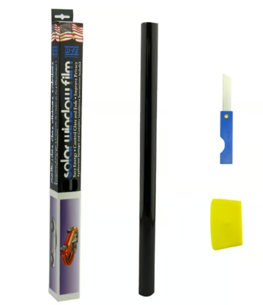 PAPEL POLARIZADO AUTO BLACK W-FA 50CM X 3 METROS - 1