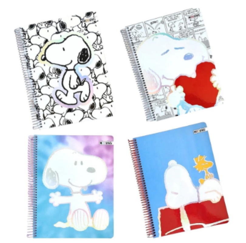 Ripley - PACK 4PCS CUADERNO SNOOPY 3 MATERIAS