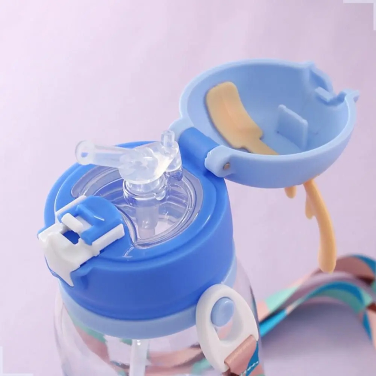 BOTELLA VASO AGUA INFANTIL PARA NIÑOS CON CORREA - 2
