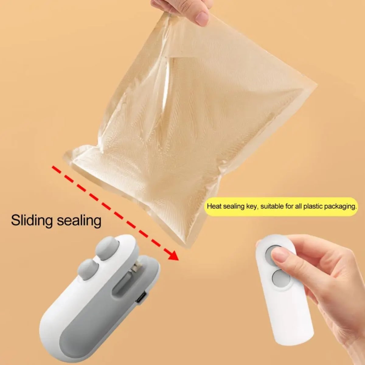 SELLADOR DE BOLSAS ABS PORTÁTIL RECARGABLE - 4
