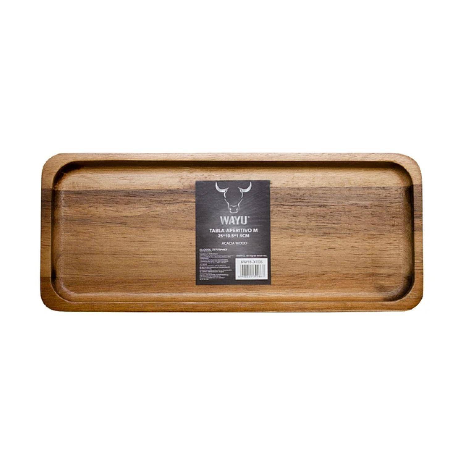 TABLA APERITIVO MADERA M WAYU - 1