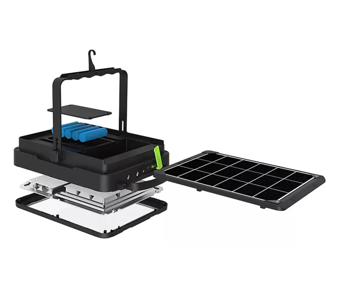FOCO LED 400W PORTÁTIL SOLAR RECARGABLE PANEL SOLA EXTRAÍBLE - 4