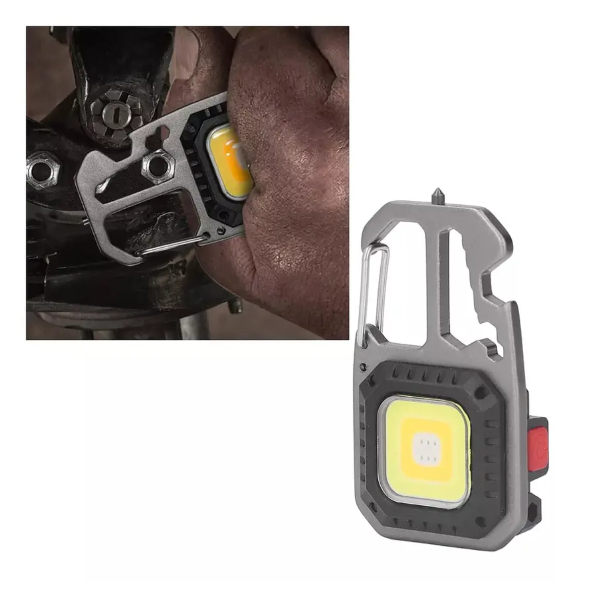 LINTERNA MINI LLAVERO RECARGABLE PORTÁTIL + TRÍPODEVERO - 3