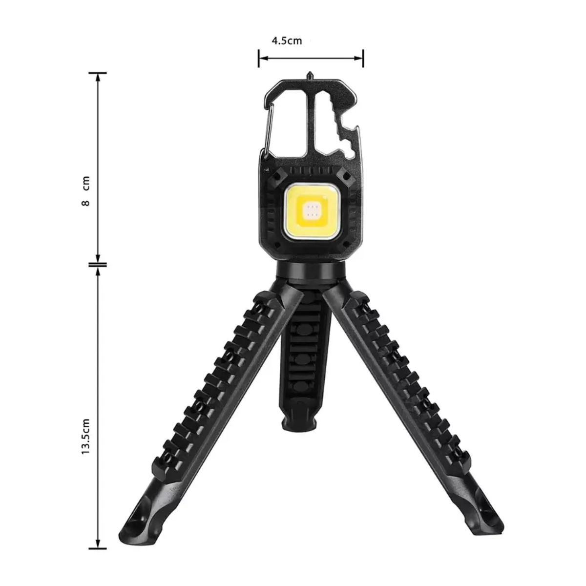 LINTERNA MINI LLAVERO RECARGABLE PORTÁTIL + TRÍPODEVERO - 6