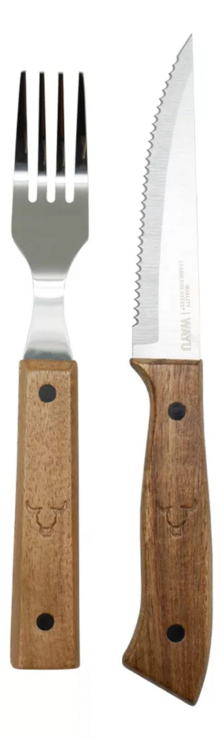SET CUCHILLOS Y TENEDORES PRM 8 PCS WAYU - 1