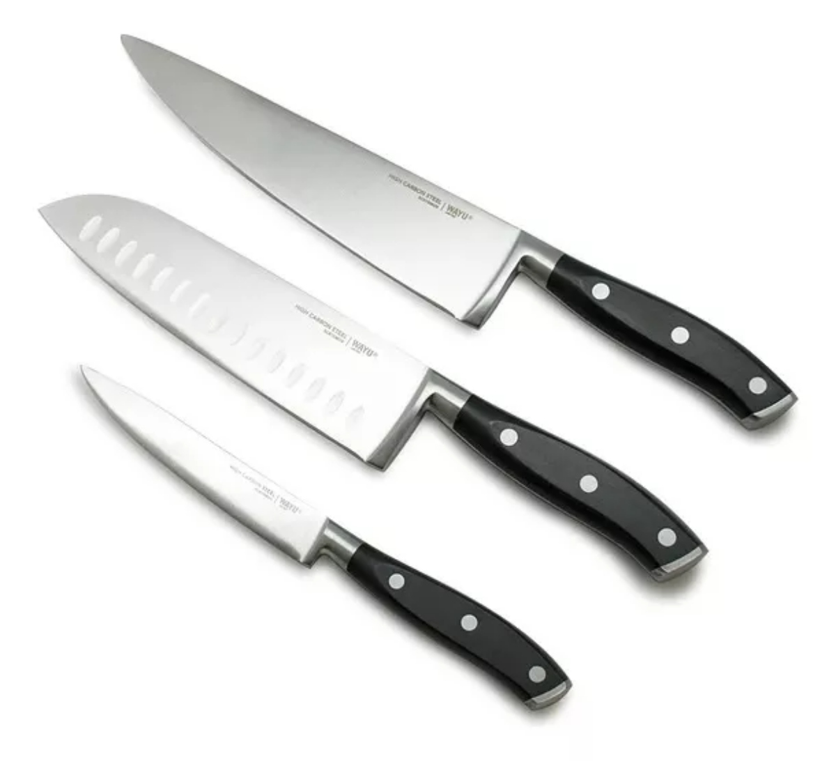 SET CUCHILLOS + BLOCK MAGNETICO WAYU - 1