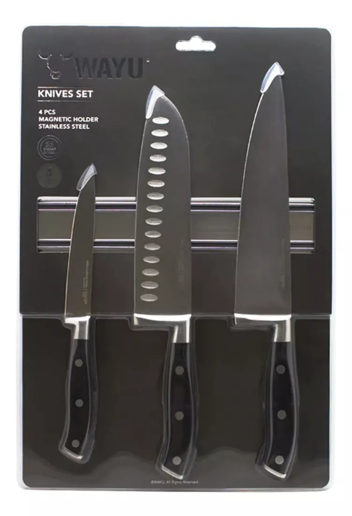 SET CUCHILLOS + BLOCK MAGNETICO WAYU - 2
