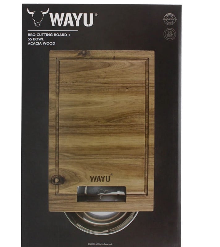 TABLA MADERA BOWL ACERO WAYU - 4