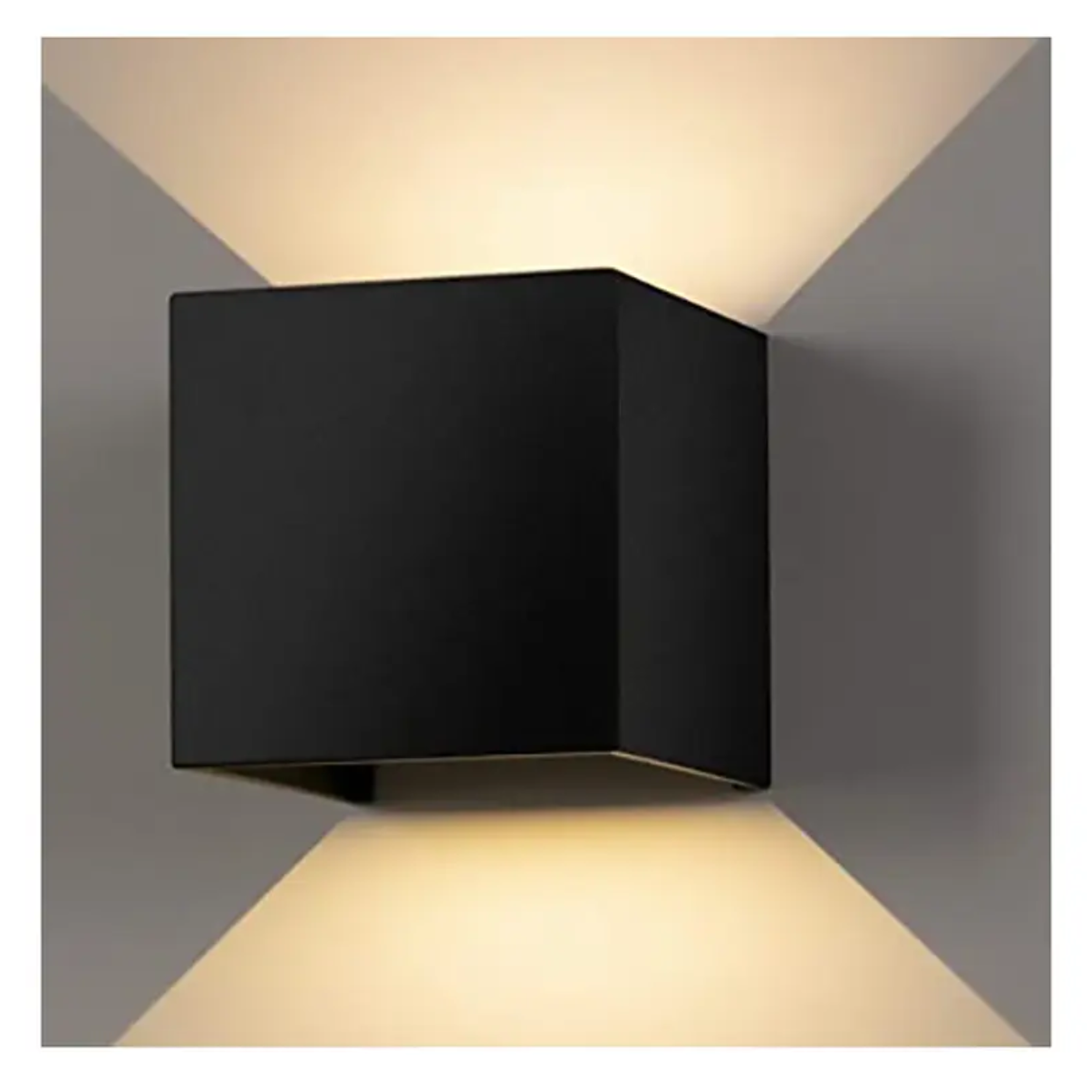 FOCO LUZ CUADRADO APLIQUE PARA PARED LED EXTERIOR - 3