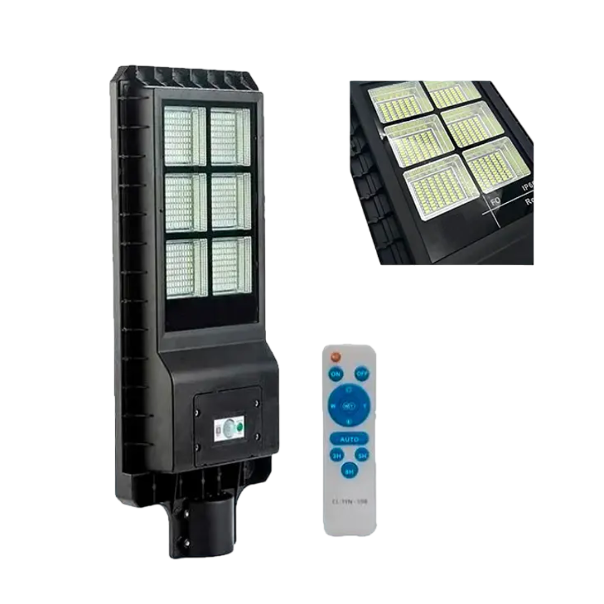 FOCO LED SOLAR 90W EXTERIOR MULTILED IP67 SENSOR + CONTROL - 2