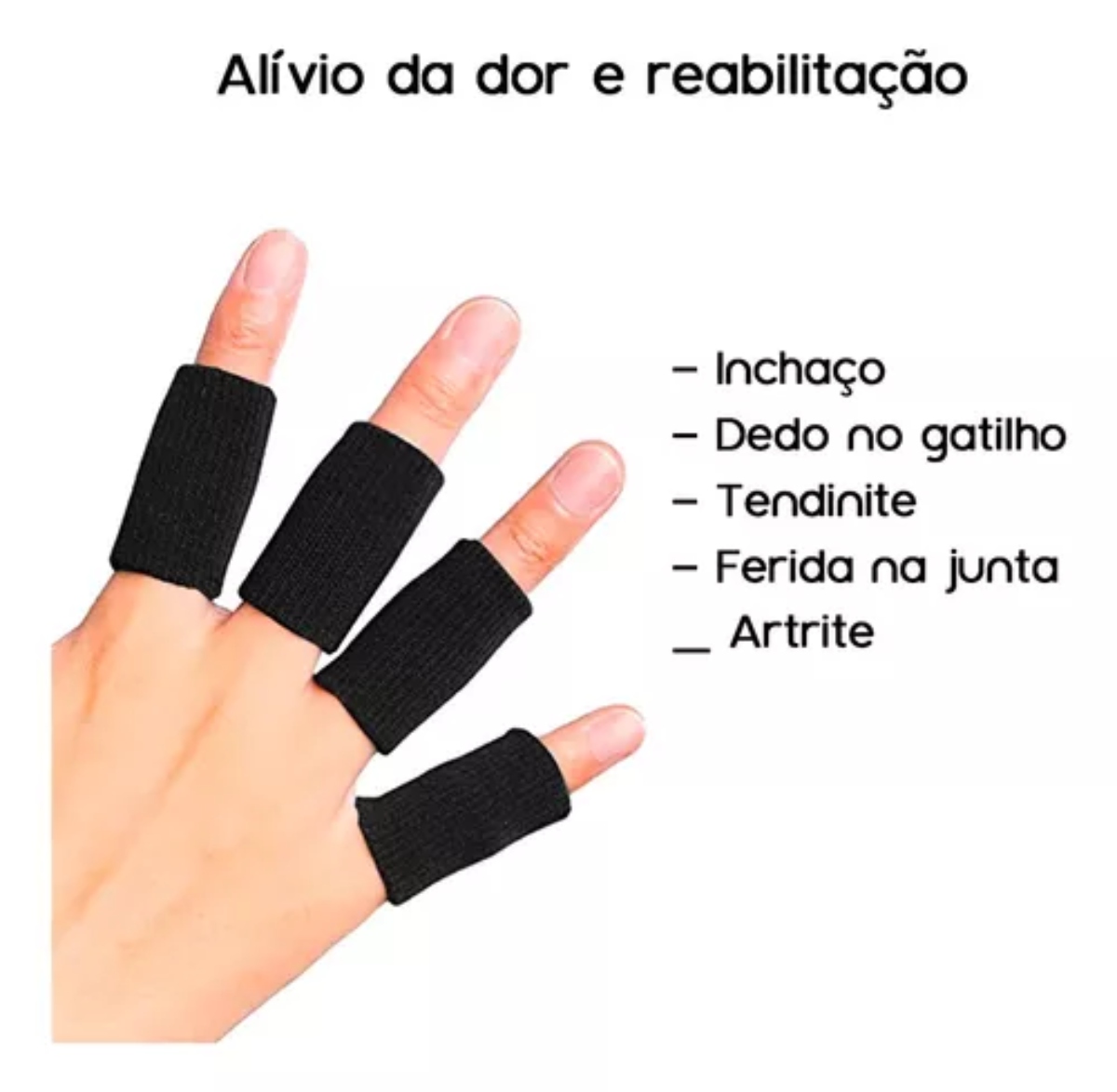 PACK OEM 02 SOPORTE FUNDAS PROTECTORAS PARA DEDOS ELÁSTICAS - 4