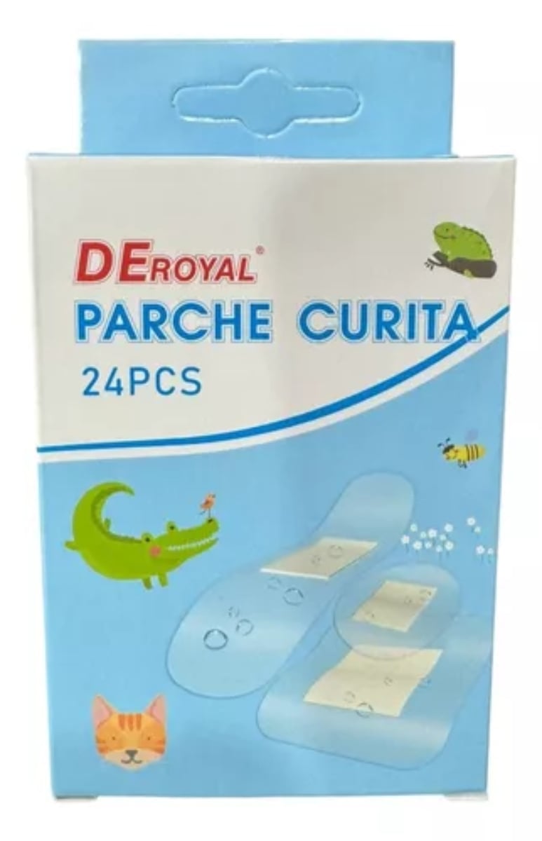 PACK OEM DE 4 PARCHE CURITAS 24 UNIDADES TRANSPARENTES - 1