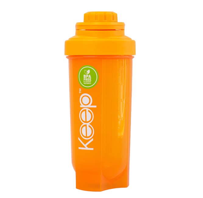 BOTELLA SHAKER COLORES KEEP- NARANJA - 1