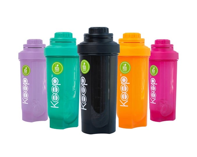 BOTELLA SHAKER COLORES KEEP- VERDE - 4