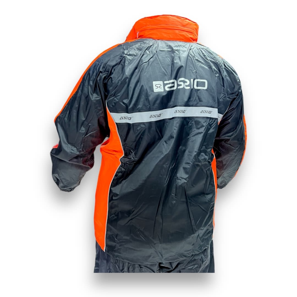 TRAJE DE LLUVIA PARA MOTO AXIO BI-COLOR 2 PIEZAS CON REFLECTANTE - 3