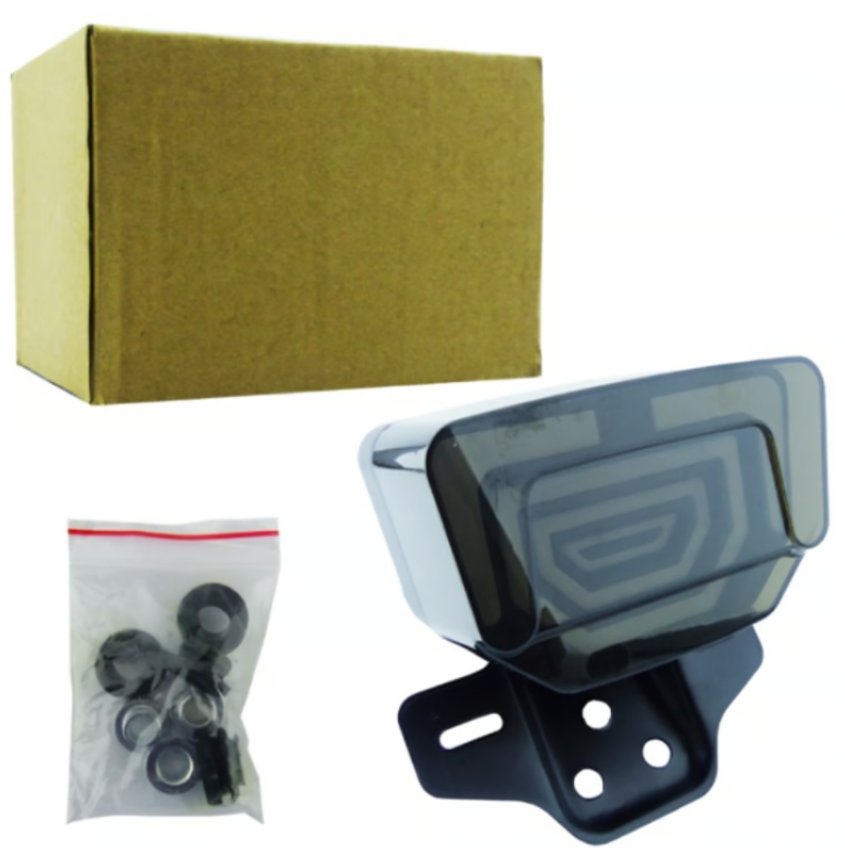 LUZ DE FRENO Y GIRO PARA MOTO INTERMITENTE SECUENCIAL 12V - 1