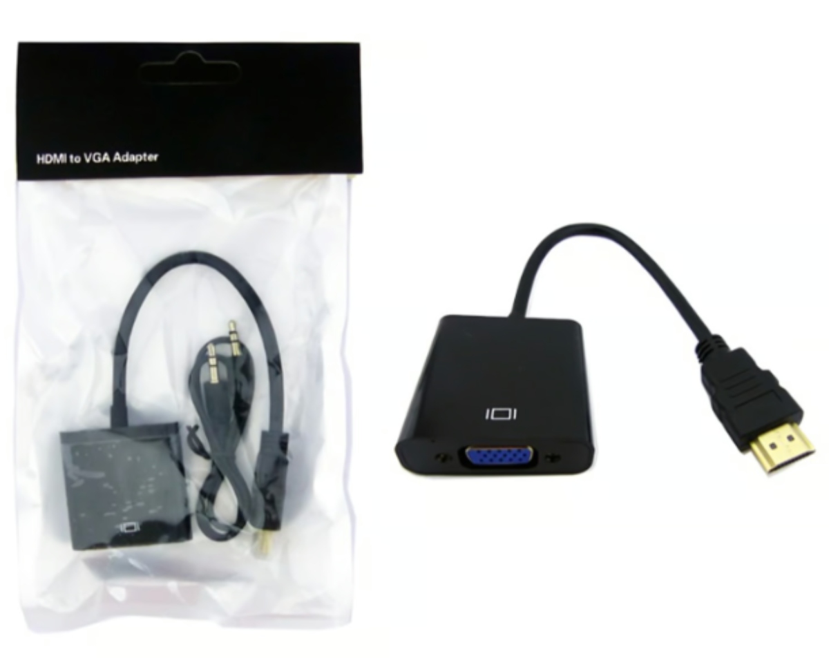 CABLE CONVERTIDOR DE HDMI A VGA ALTA RESOLUCIÓN - 1